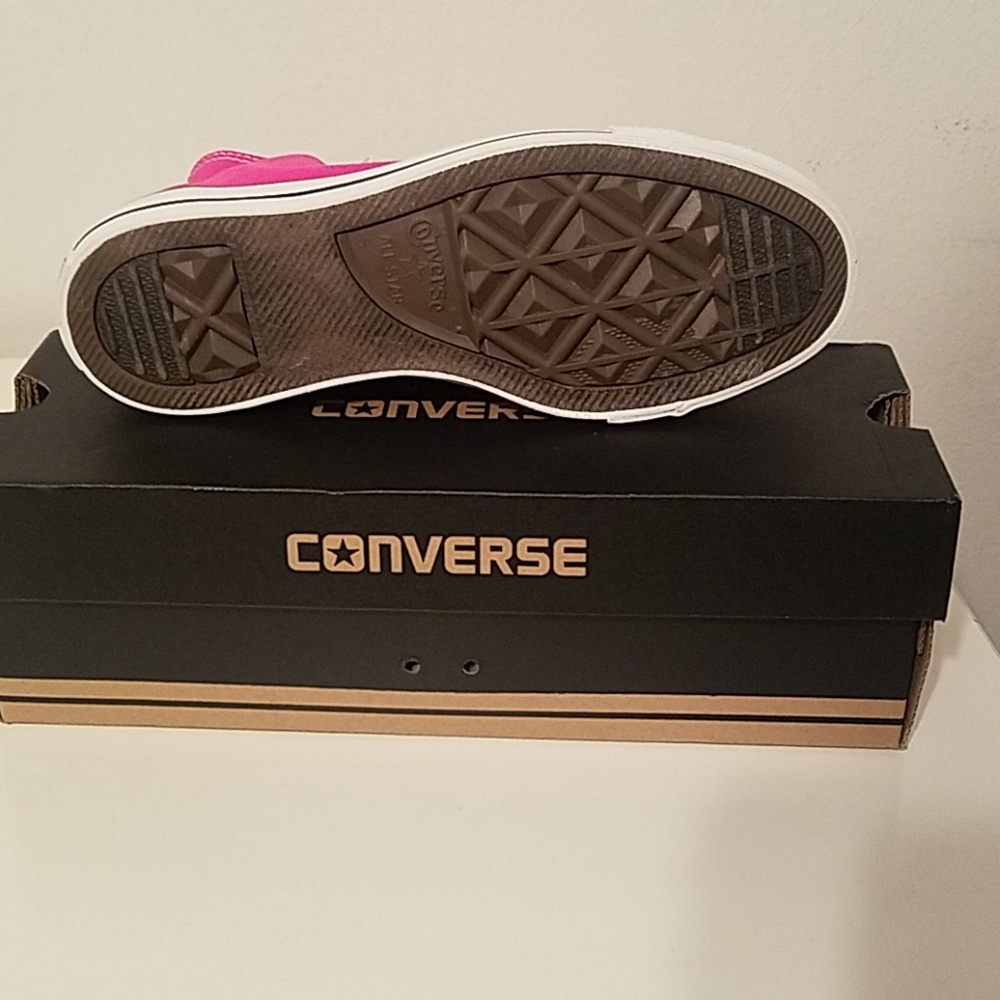 Converse Chuck Taylor Hi-Tops Pink Glo - Picture 4 of 5